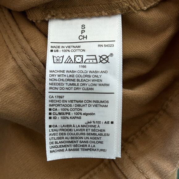 Old Navy Utility Field Jacket Women’s S Petite Brown Zip Front Drawstring Waist - Picture 7 of 7